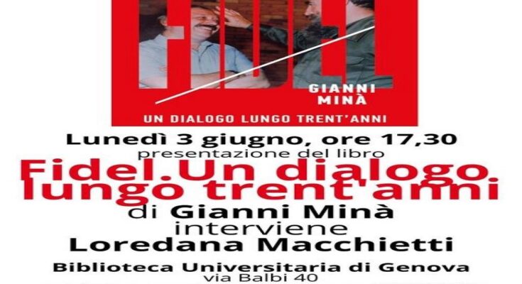 Presentan en Italia libro de diálogos de Gianni Miná con Fidel Castro