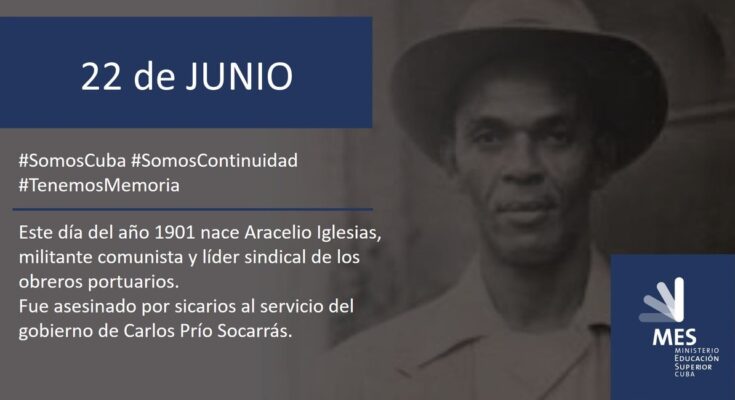 Aracelio Iglesias, líder sindical de los obreros portuarios
