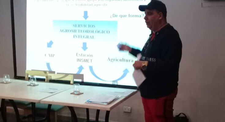 Exponen en Evento Nacional aportes de la Estación Agrometeorológica floridana