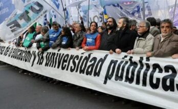 Frente sindical universitario alista protesta en Argentina