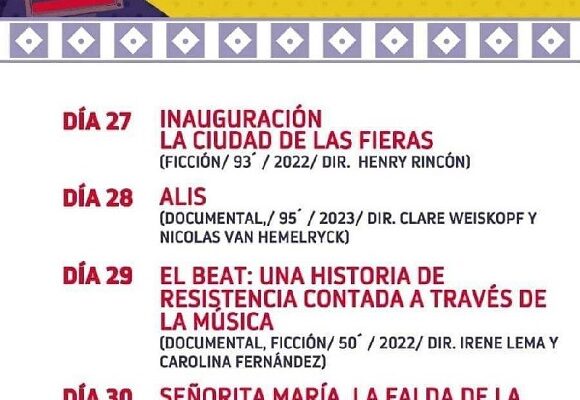 Amplia muestra colombiana exhibirá cine Yara
