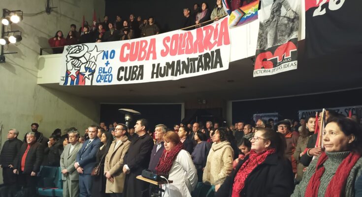 Chilenos piden redoblar solidaridad con Cuba en acto por el Moncada