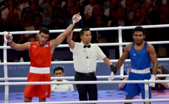 Cubano Erislandy Álvarez a octavos en boxeo olímpico. Foto: Ricardo López Hevia
