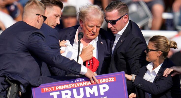 Donald Trump herido en mitin de campaña en Butler, Pensilvania