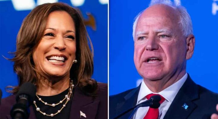EEUU: Kamala Harris-Tim Walz, binomio demócrata completo