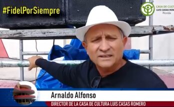Arnaldo Alfonso Rosales, director de la casa de cultura de Florida
