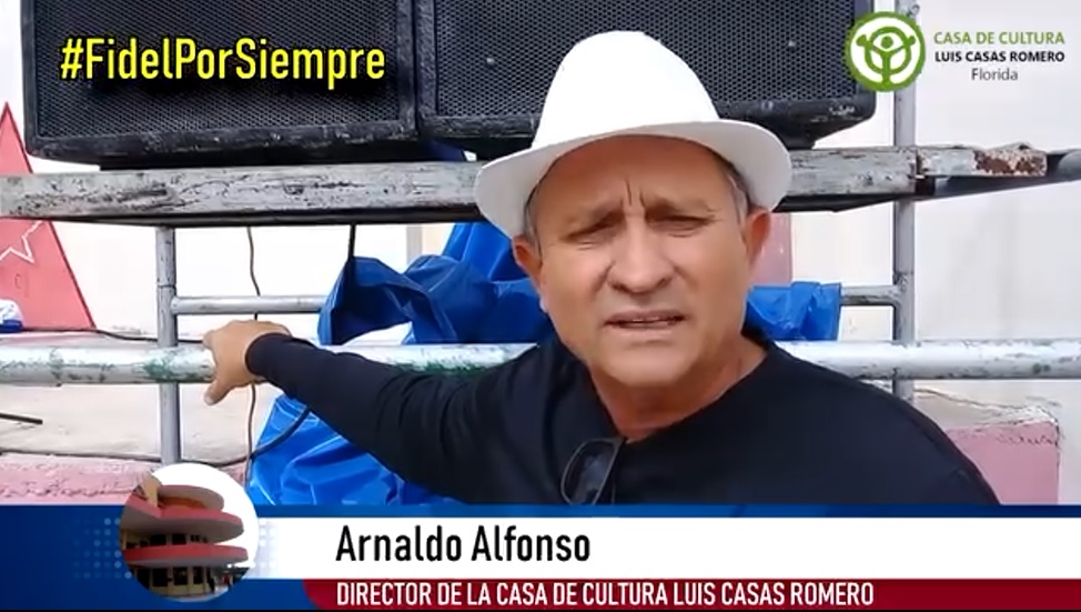 Arnaldo Alfonso Rosales, director de la casa de cultura de Florida