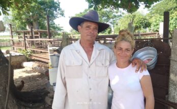 Isnovis Gutiérrez Nerey y Danny Santana Pelegrín dos amantes de la ganadería