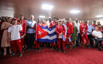 Cuba recibe orgullosa a sus atletas paralímpicos