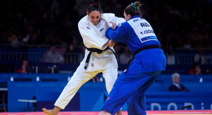 Cubana Sheyla Hernández en final del judo paralímpico