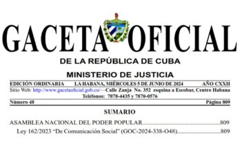 Entra en vigor en Cuba Ley de Comunicación Social