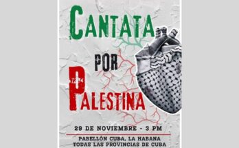 Cantata celebrará en Cuba Día de Solidaridad con Palestina