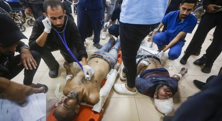 Gaza sin atención médica y los heridos mueren en las calles