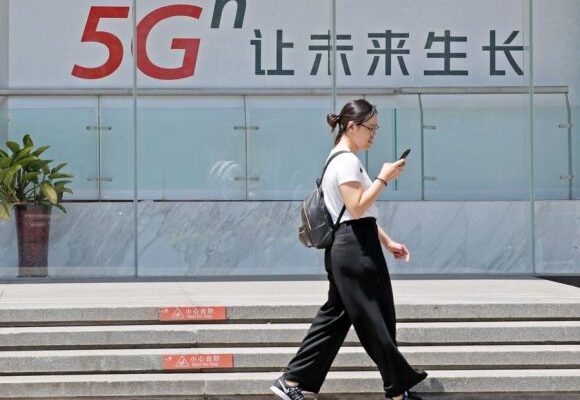 La red 5G-A supera a la red 5G actual en términos de velocidad, latencia, escala de conexión y consumo de energía. Foto: Xinhua.