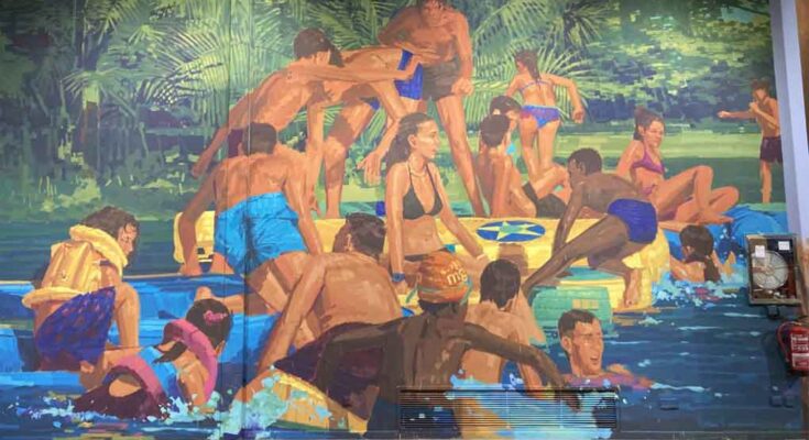 Murales en espacios cerrados, pintor francés expone en Madrid (+Fotos)