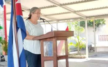 Primera secretaria del Partido Comunista de Cuba en Florida, Liliana Boudet Nápoles