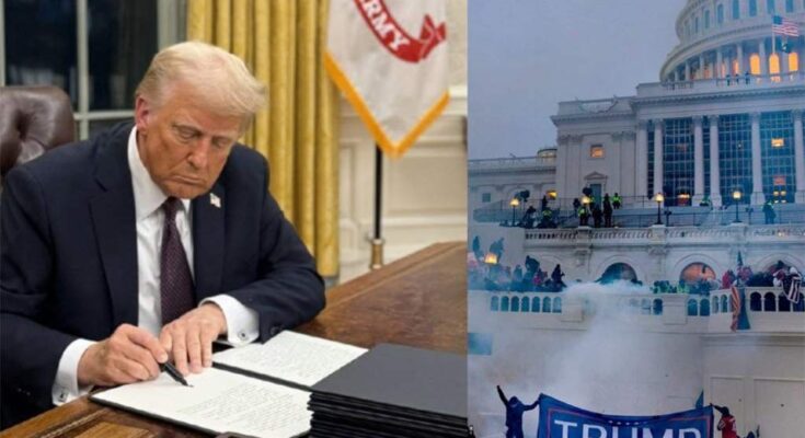 Críticas a indultos de Trump por asalto al Capitolio de EEUU