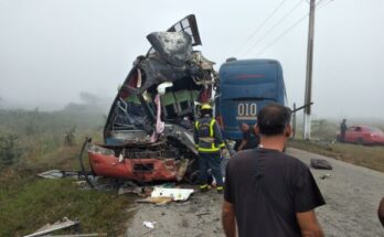 Accidente de tránsito ocurrido en la carretera entre Morón y la Isla de Turiguanó deja cuatro fallecidos