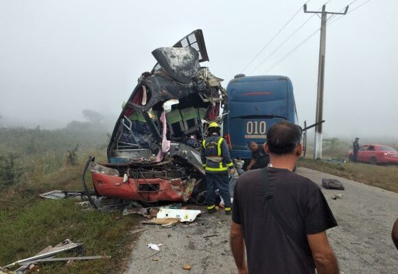 Accidente de tránsito ocurrido en la carretera entre Morón y la Isla de Turiguanó deja cuatro fallecidos