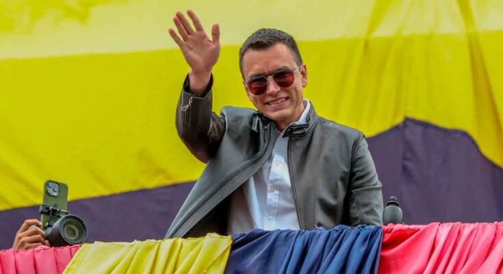 Ecuador en campaña electoral con un presidente-candidato