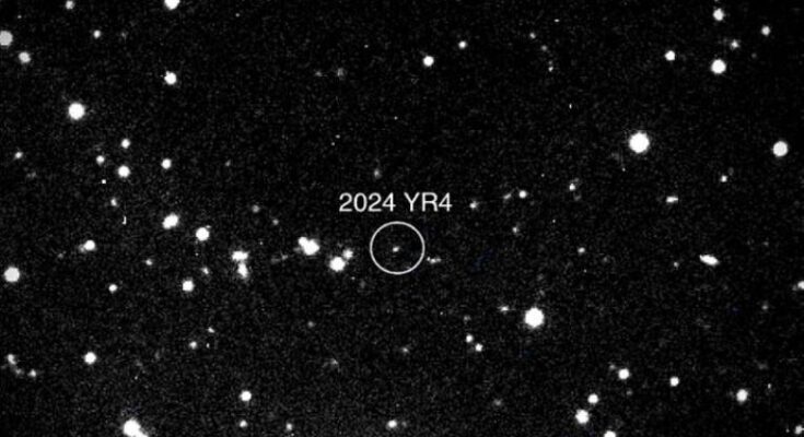 El riesgo de que el asteroide YR4 choque contra la Tierra sube al 3,1%