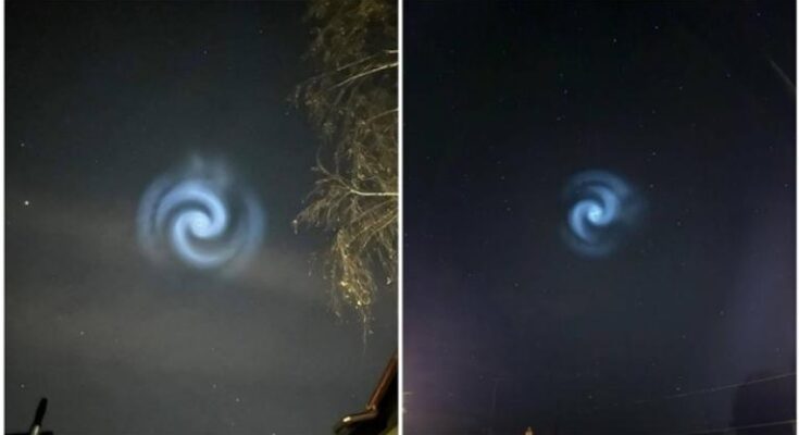 Misteriosas espirales aparecen en el cielo nocturno de Europa