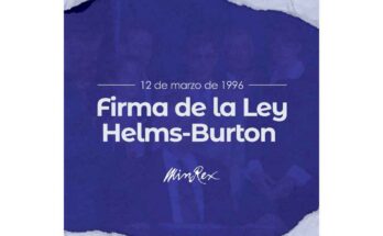 Cuba resiste hace 29 años Ley Helms-Burton contra la Revolución