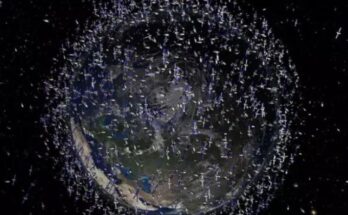 Una nube de desechos espaciales rodea la Tierra