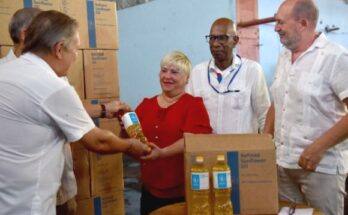 Rusia dona a Cuba unas 470 toneladas de aceite vegetal