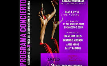 Funciones por aniversario 19 del Centro de Danza de La Habana