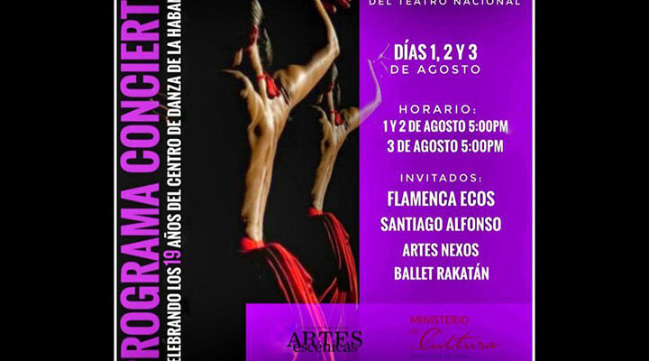 Funciones por aniversario 19 del Centro de Danza de La Habana