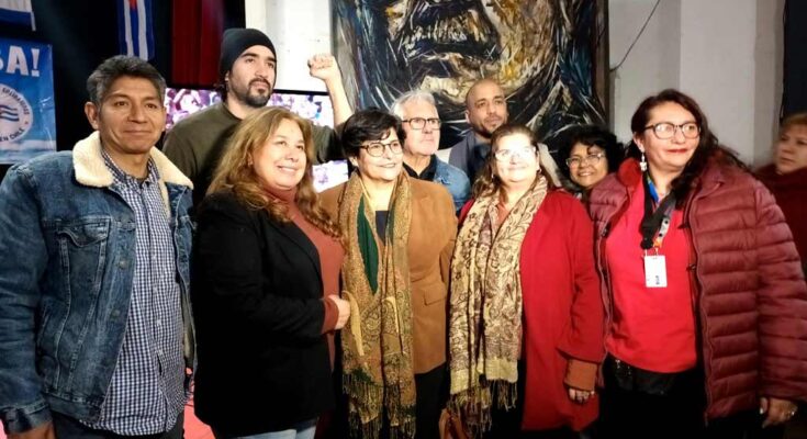 Movimiento de Solidaridad con Cuba en Chile rinde homenaje a Fidel (+Fotos)