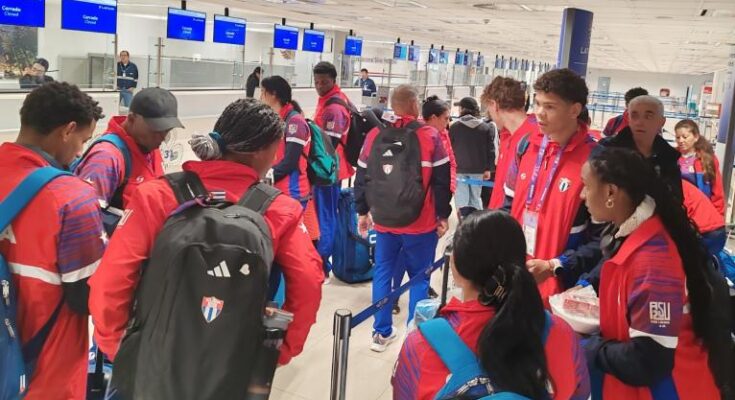 Regresaron a Cuba los campeones del atletismo en Asunción 2025
