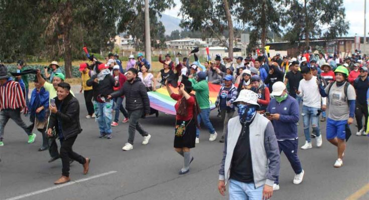 Protestas en Ecuador continúan con demandas al Gobierno de Noboa