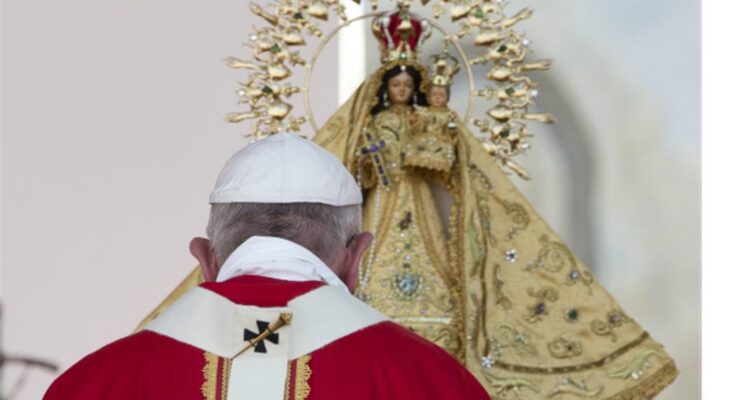 Los Papas y la Virgen de la Caridad del Cobre