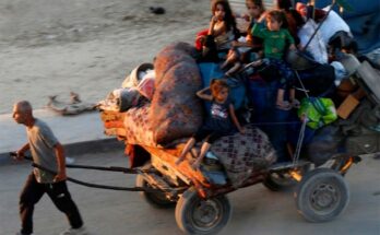 Agencia de ONU denuncia éxodos masivos en Gaza por ataques israelíes