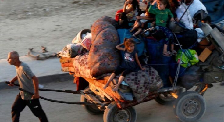 Agencia de ONU denuncia éxodos masivos en Gaza por ataques israelíes