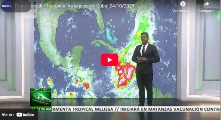 Tormenta tropical Melissa avanza por el Caribe y meteorólogos advierten que se intensificará rápidamente