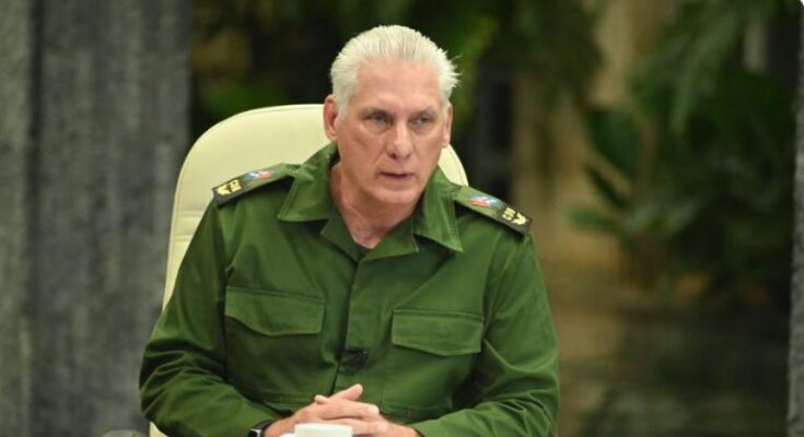 Responde Díaz-Canel a quienes ven en Cuba un Estado fallido
