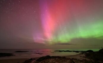 Una tormenta solar: vívidas auroras, pero también riesgo de interrupciones de señal