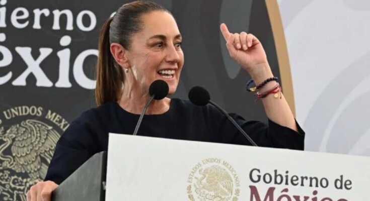 Sheinbaum encabeza acto por siete años de transformación en México