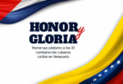 Este viernes en la tarde homenaje a los combatientes caídos Venezuela