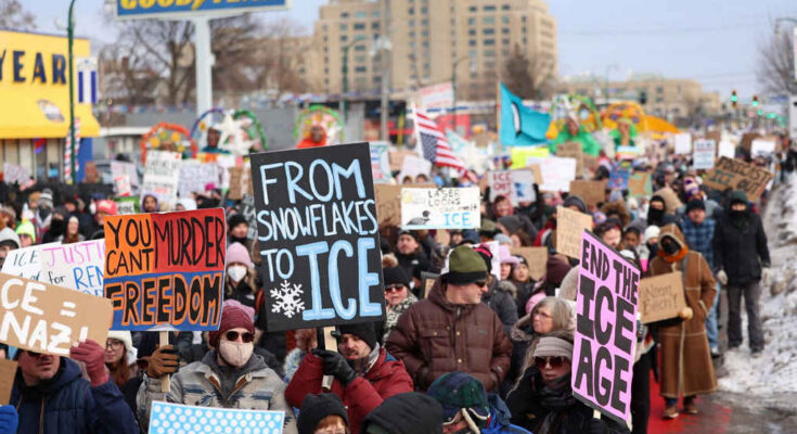 Minneapolis entre protestas, arrestos violentos y despliegue federal