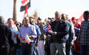 Preside Díaz-Canel acto de respaldo a Venezuela en La Habana