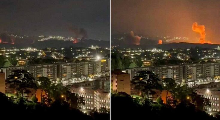 Fuertes explosiones en Caracas