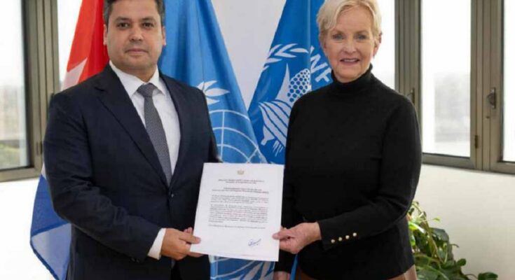 Embajador cubano presenta credenciales ante organismo de ONU