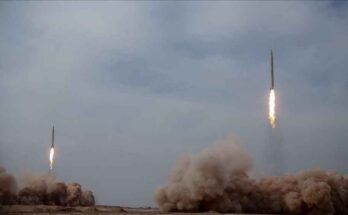 Irán lanza mayor oleada de misiles contra blancos de EEUU e Israel