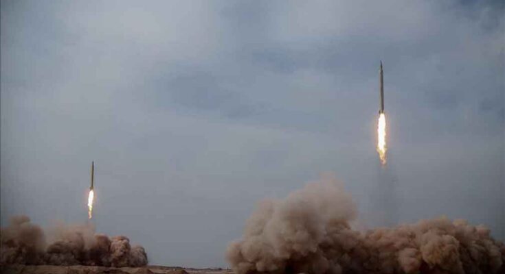 Irán lanza mayor oleada de misiles contra blancos de EEUU e Israel