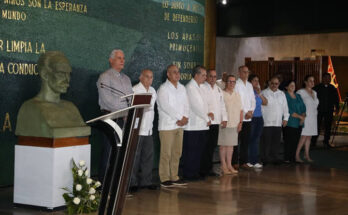 Encabezó Díaz-Canel homenaje a cuadros del Partido en Memorial José Martí