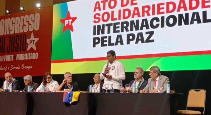 Apoyan a Cuba, Venezuela y Palestina en congreso de PT brasileño